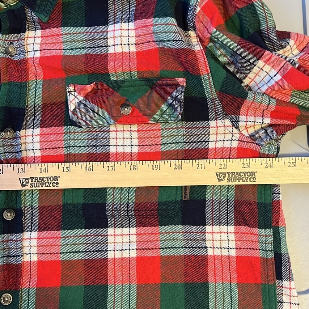 Legendary Whitetails Men's Buck Camp Flannel Long Sleeve Plaid Corduroy Cuffs XL - Picture 7 of 10